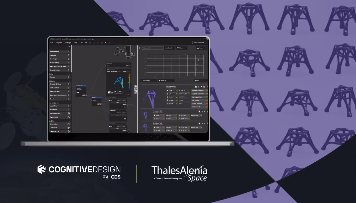 How Thales Alenia Space Explored Cognitive Design’s Potential to Streamline Engineering Across an Entire Bracket Family