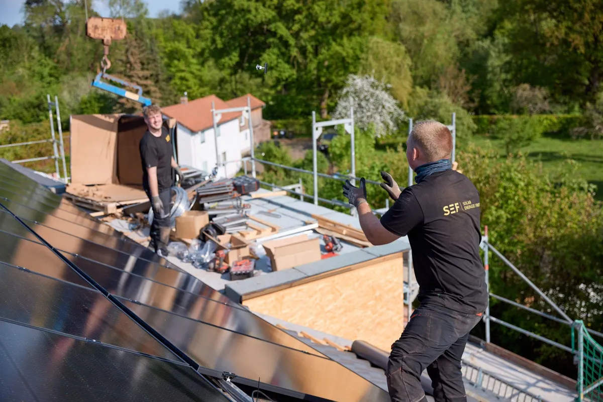 image of residential solar setup