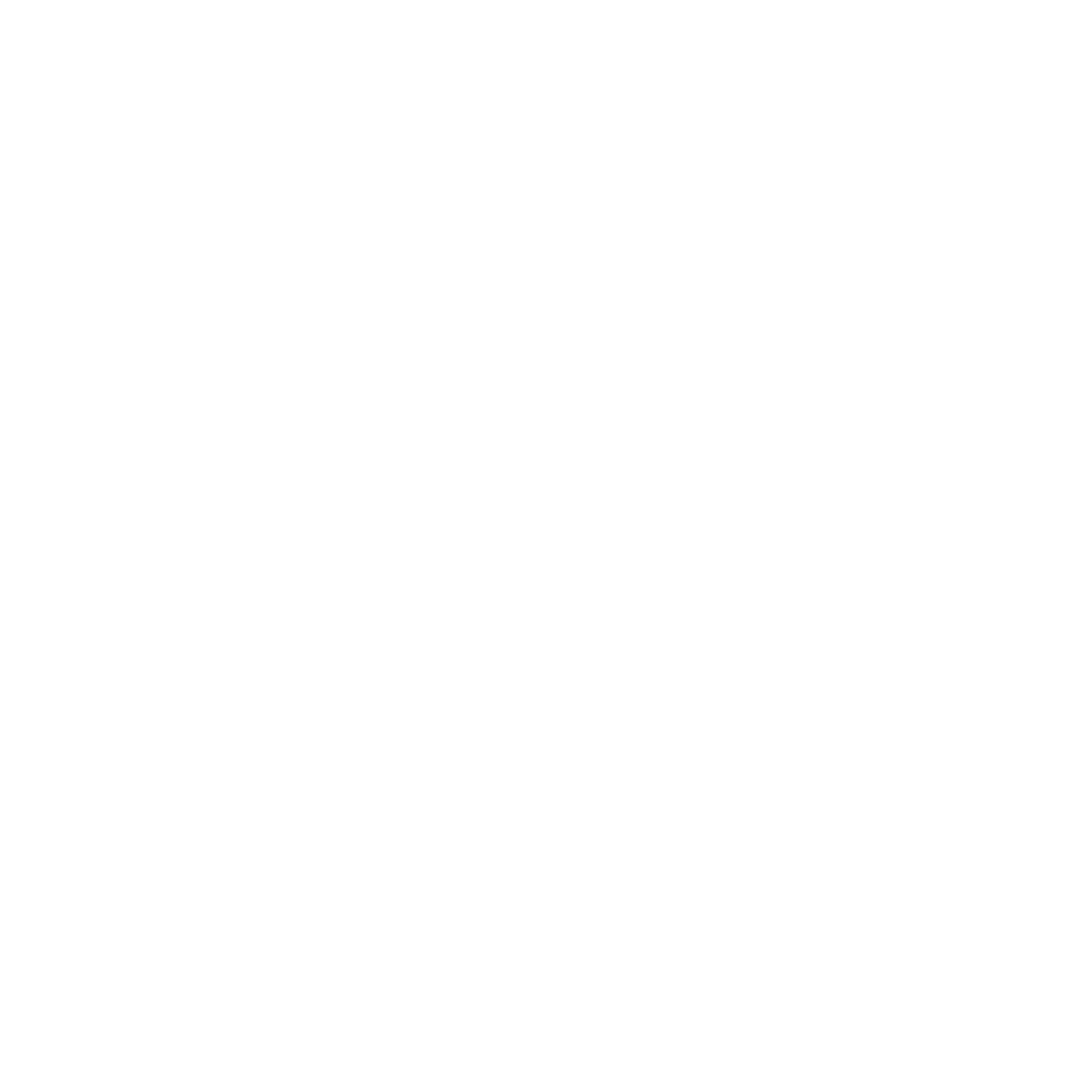 YouTube play button icon inside a white circle.