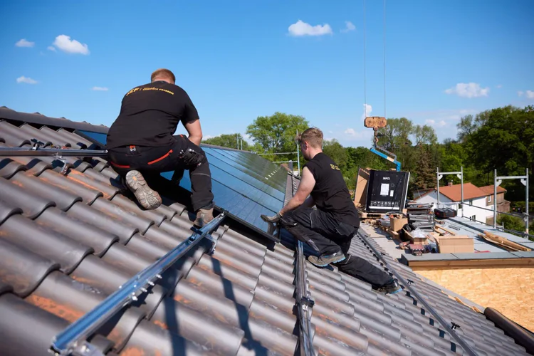 image of residential solar setup