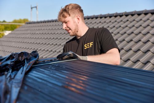 image of residential solar setup