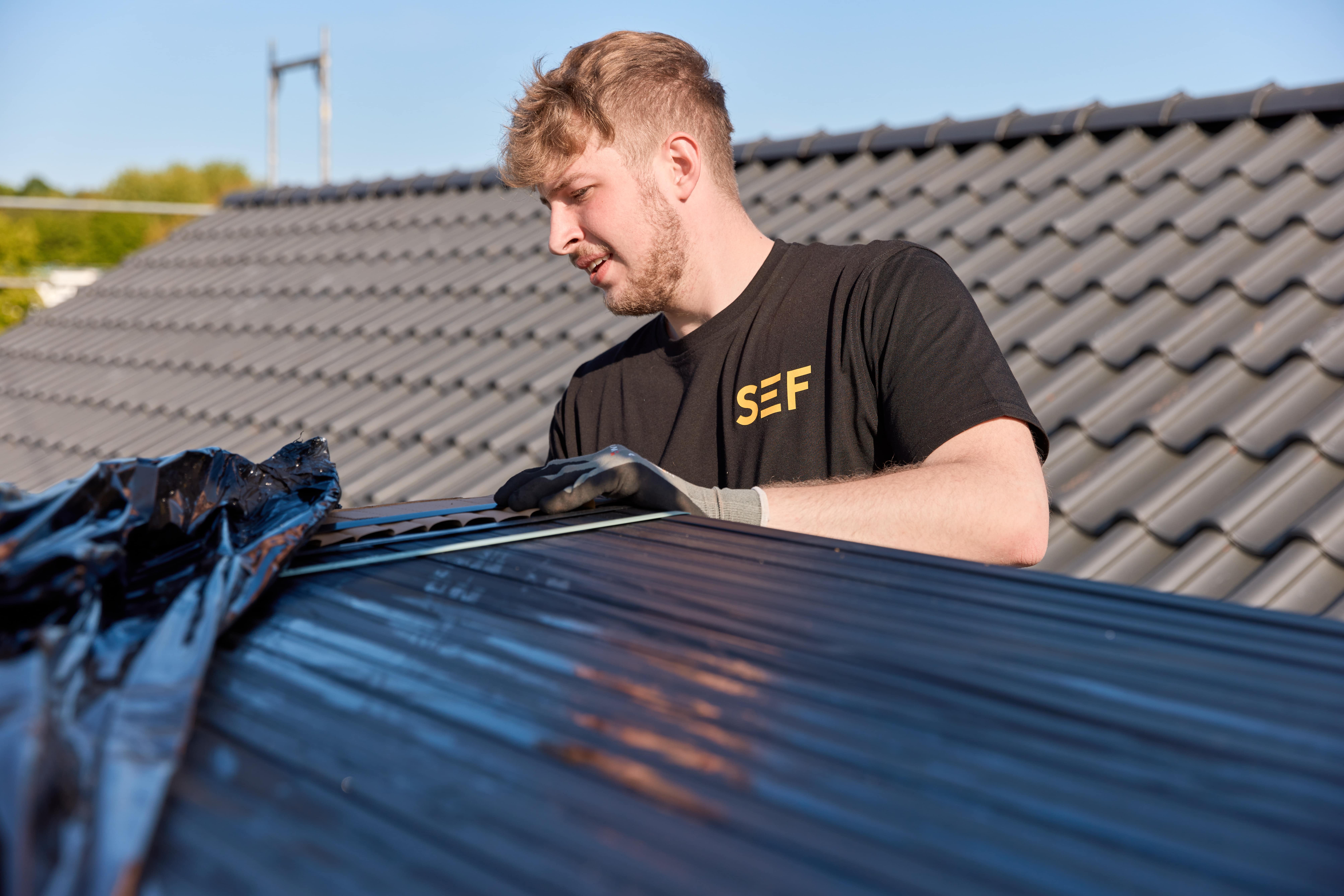 image of residential solar setup