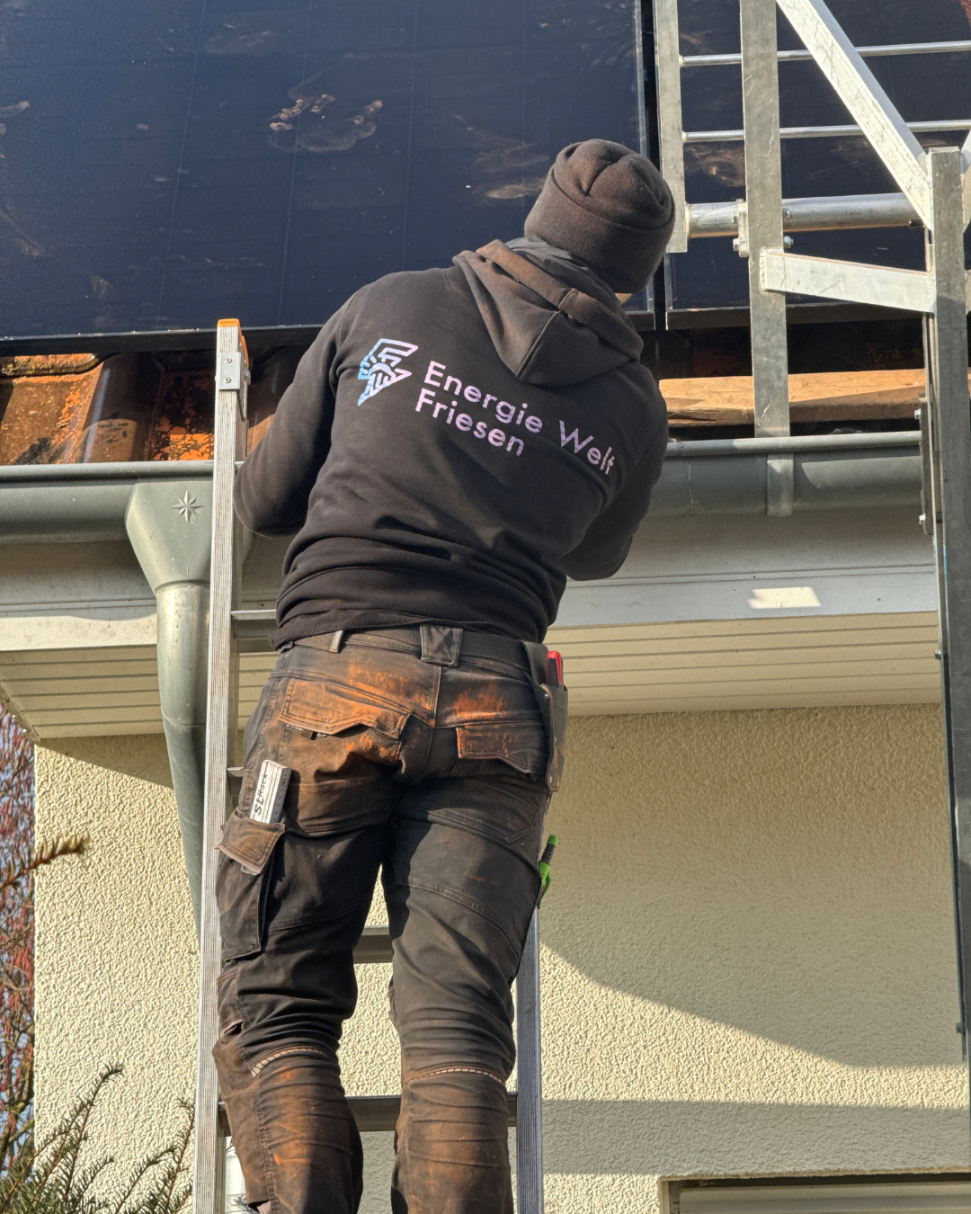 image of residential solar setup