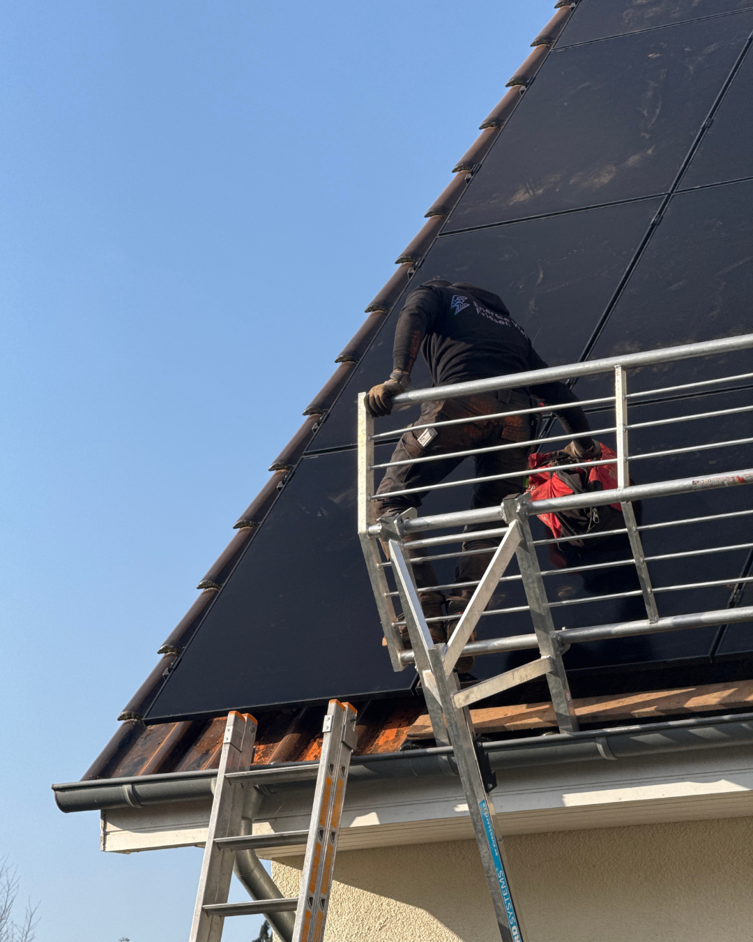 image of residential solar setup