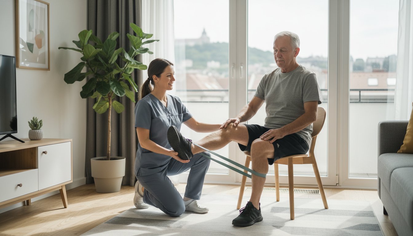 Térdprotézis műtét utáni gyógytorna: A teljes útmutató az otthoni felépüléshez