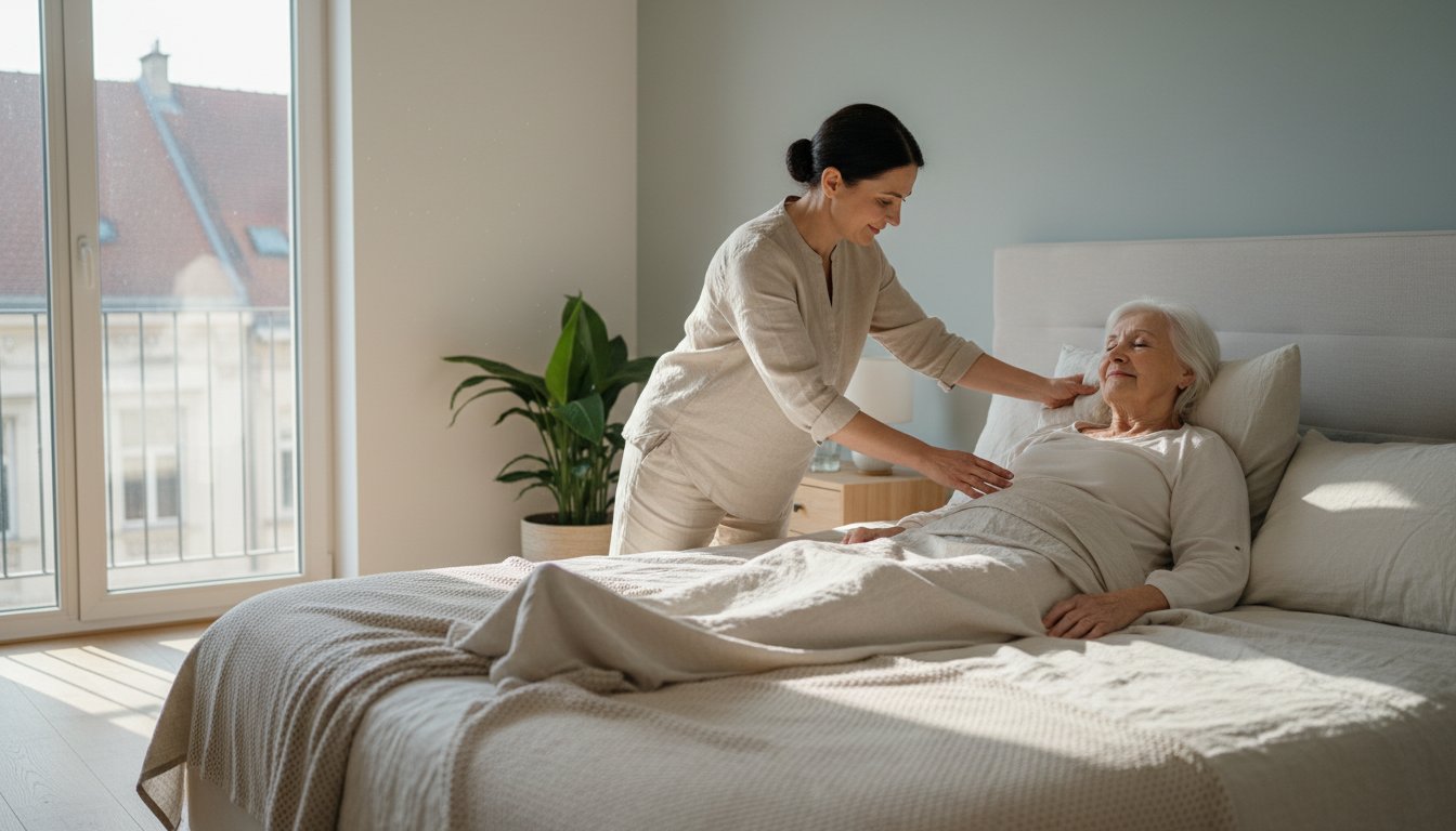 Fekvőbeteg mozgatása otthon: A biztonságos és kíméletes ápolás útmutatója