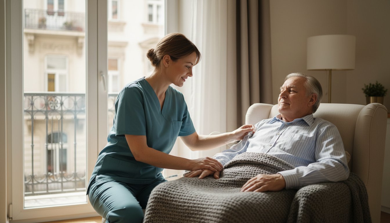 Infúzió bekötése otthon: Biztonság, kényelem és szakszerű ellátás a saját környezetében