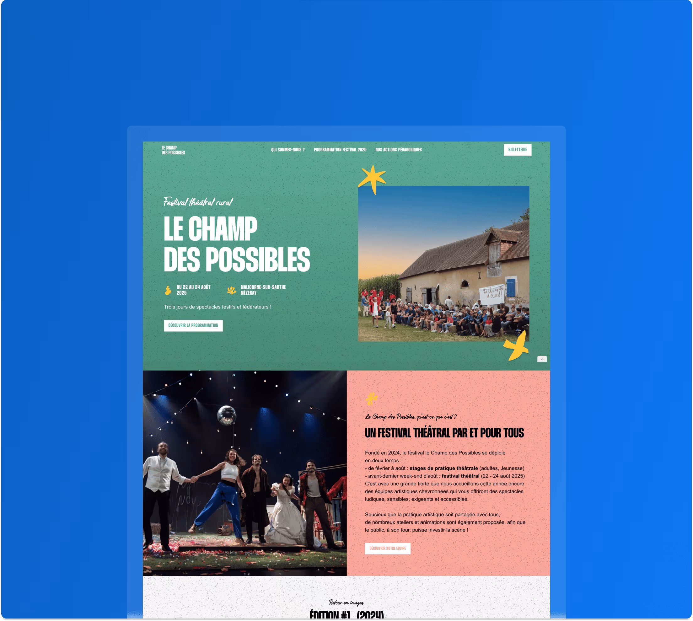 Projet pour Le Champ des Possibles