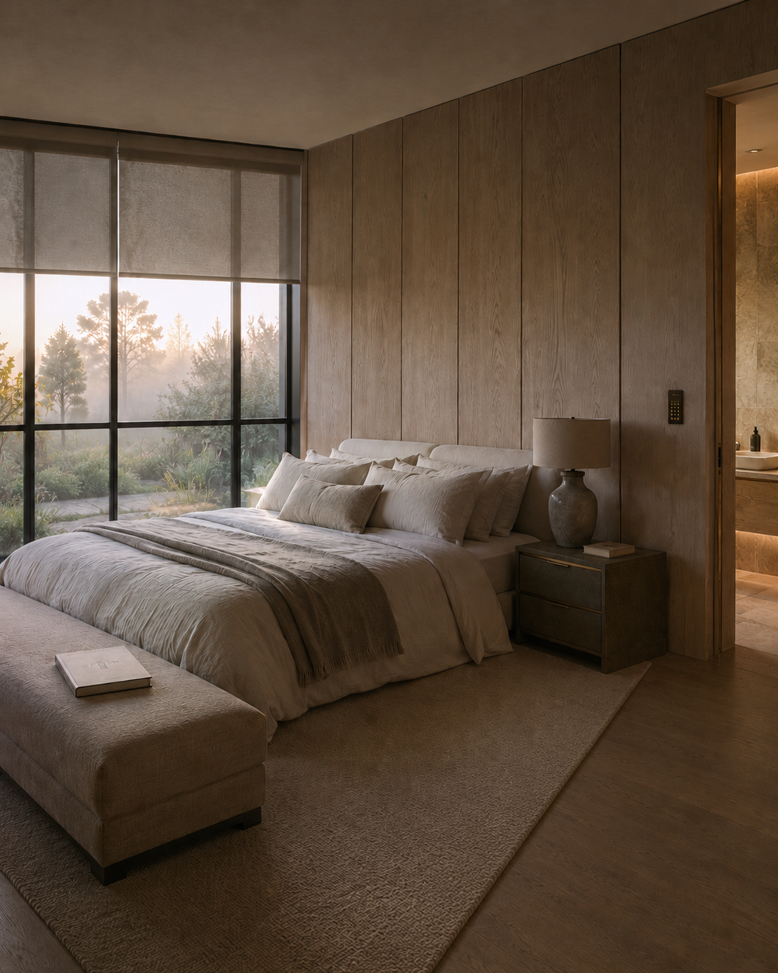 Primary bedroom and en-suite