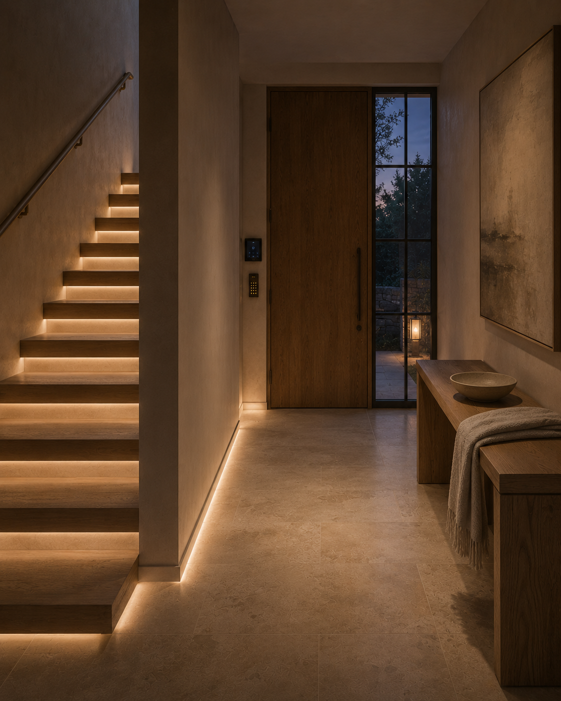 Hallway and staircase