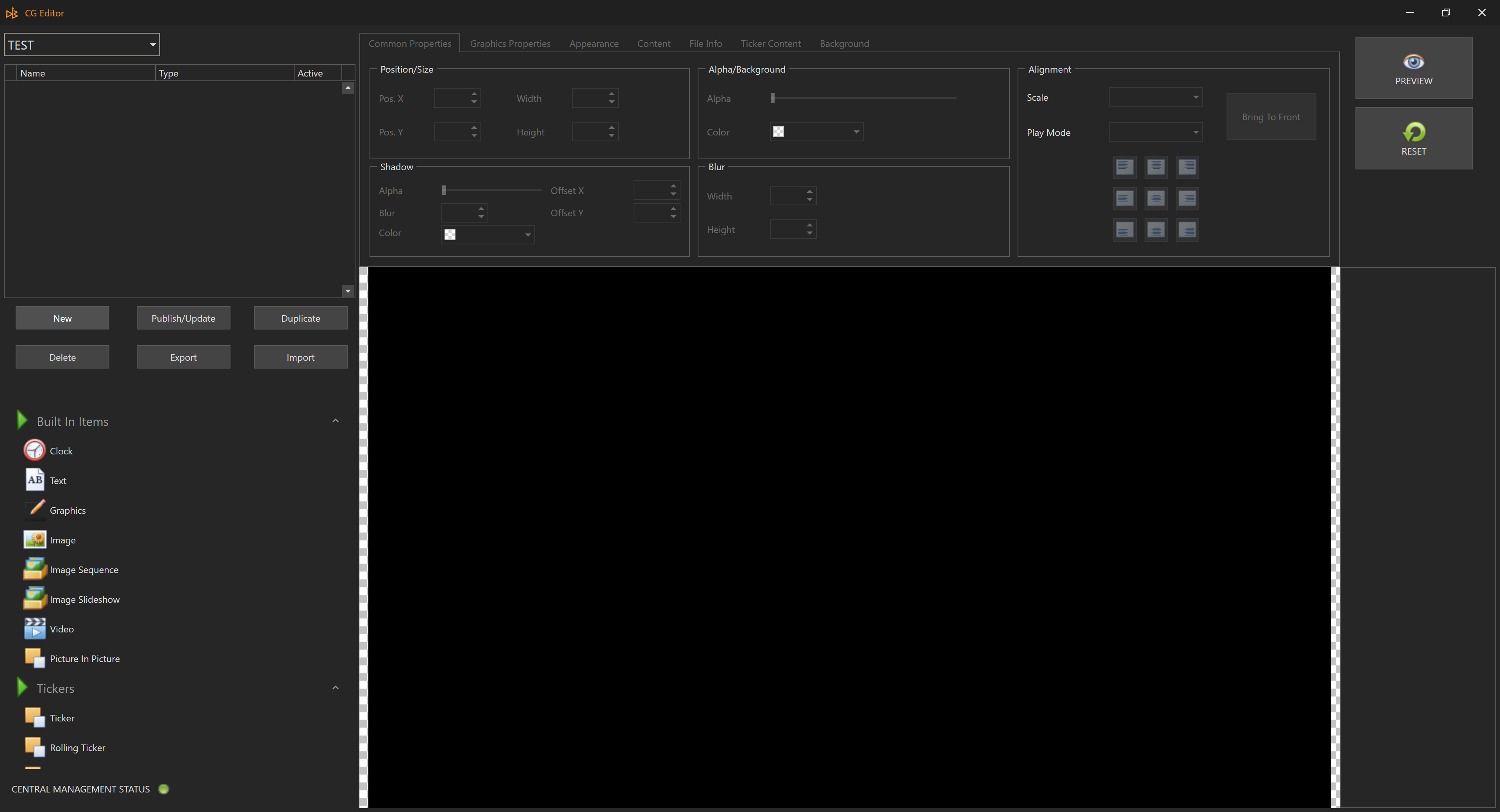 CG Editor