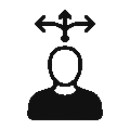 Ein Icon für Entscheidung