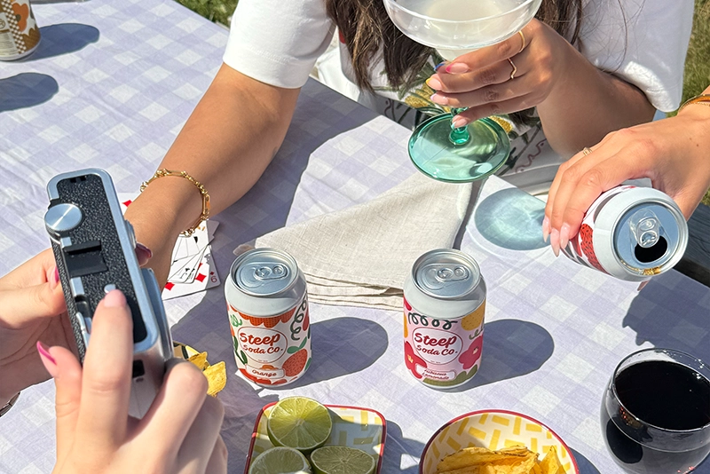 Influencer Working On a Soda Brand