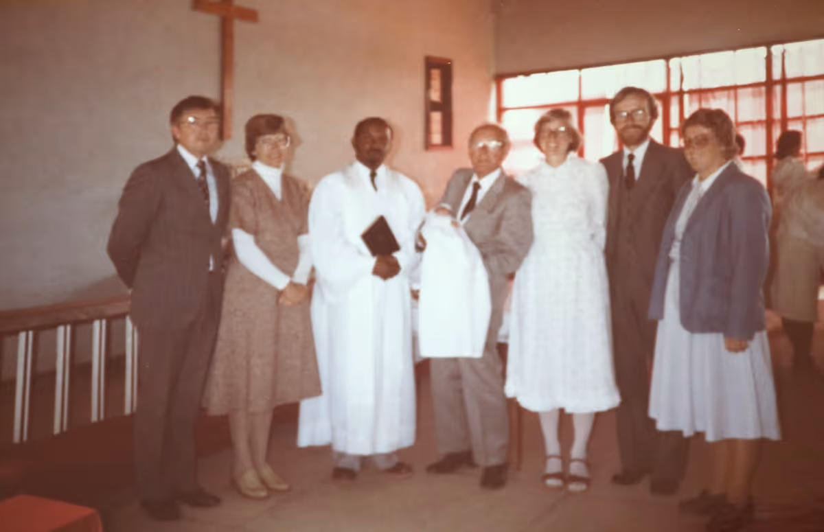 Maria Vollsnes Ekenes ble døpt i Håpets kirke i Antanatarivo i 1984