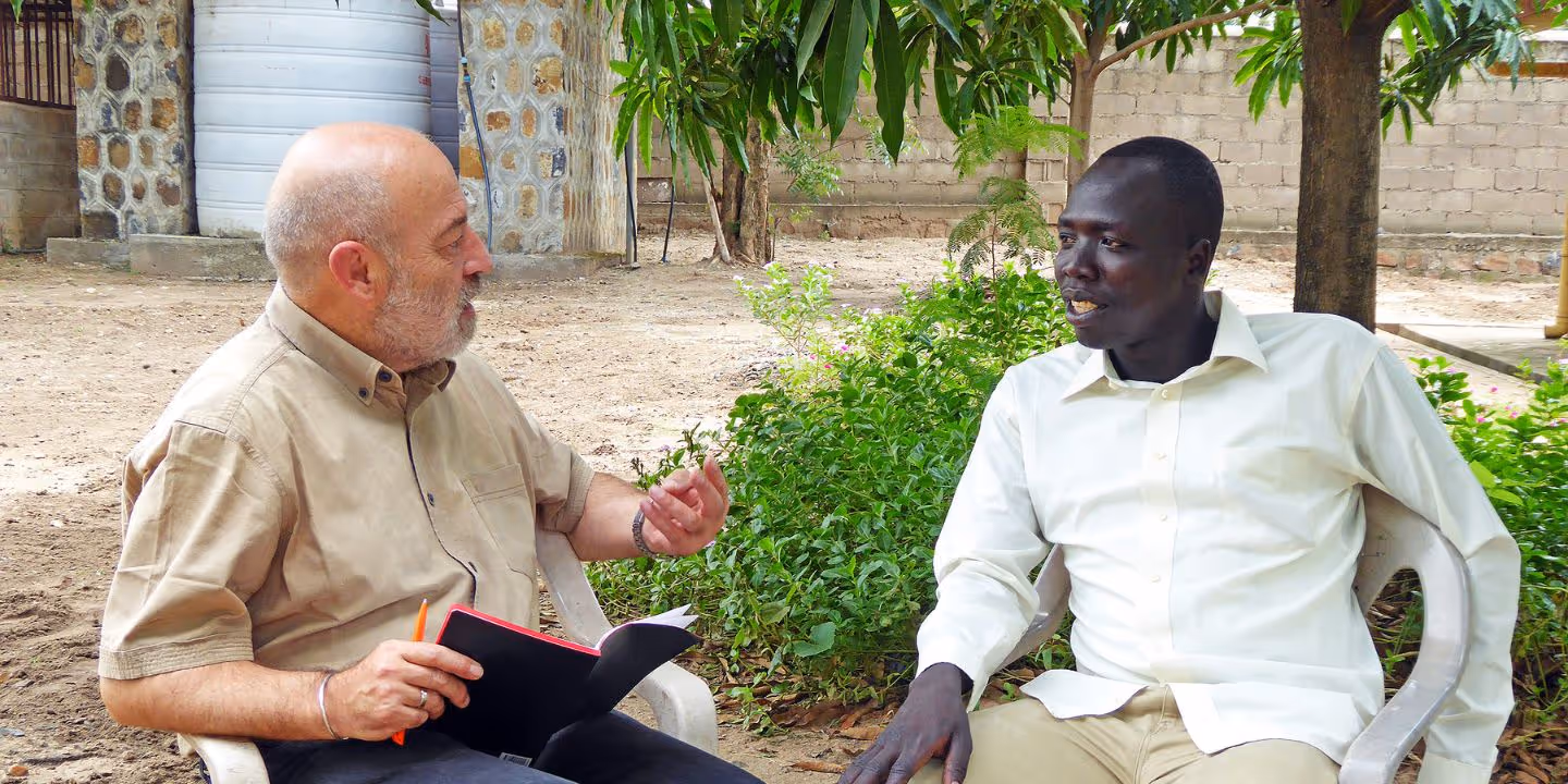 Klaus Christian Kuspert og Simon Entar