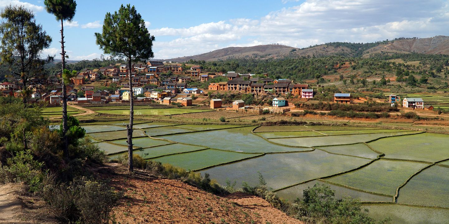 Illustrasjonsfoto av landsby på Madagaskar