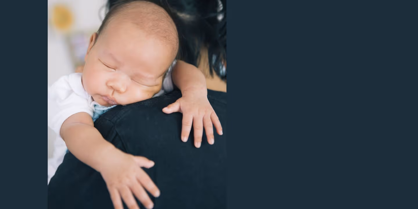 Baby ved Nådehjemmet