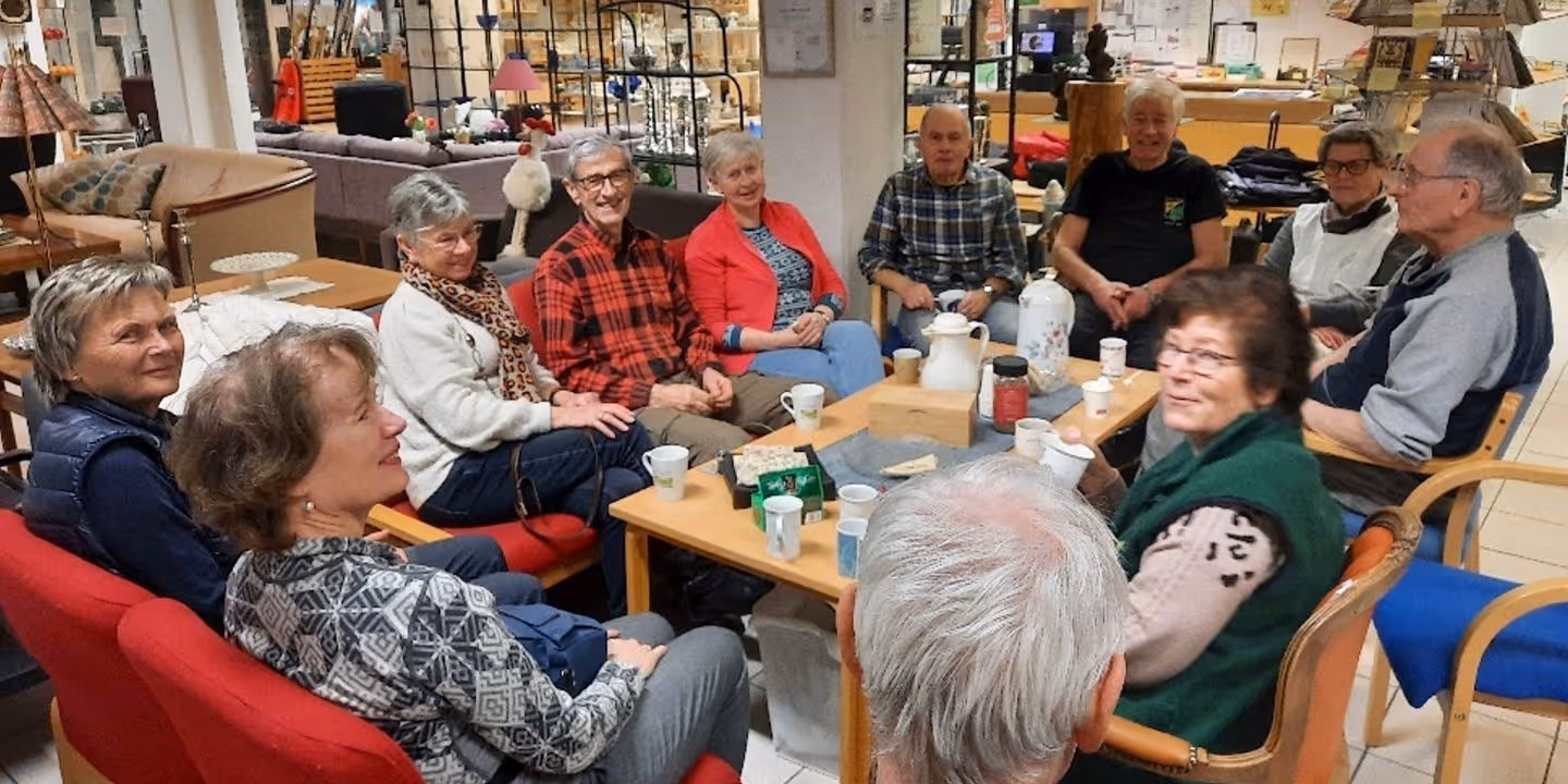 Frivillige medarbeidere ved NMS Gjenbruk Sandnes