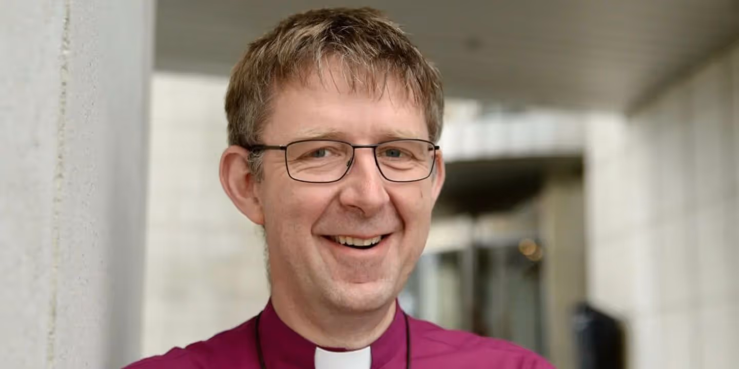 Bildet viser Rob Saner-Haigh, ny hovedbiskop i Carlisle bispedømme