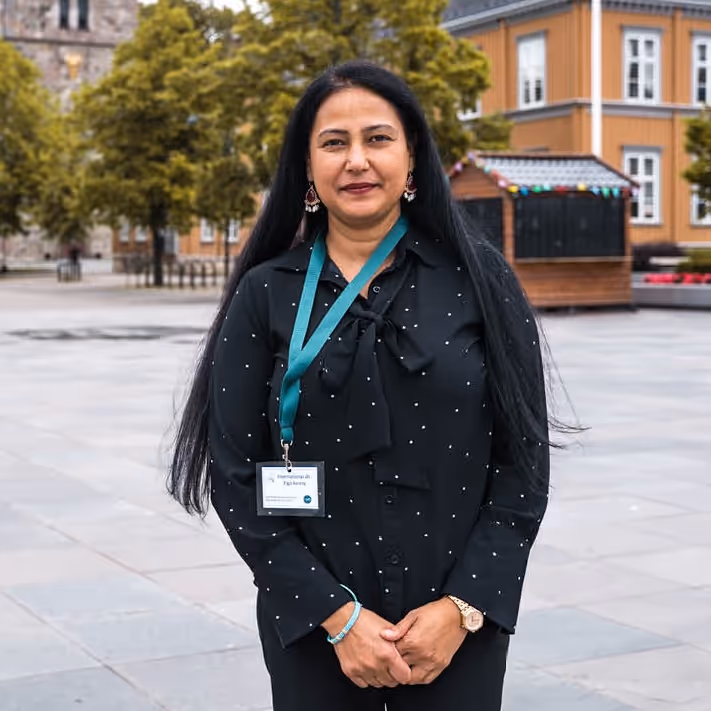 Bildet viser Eiga Joseph i CLAAS