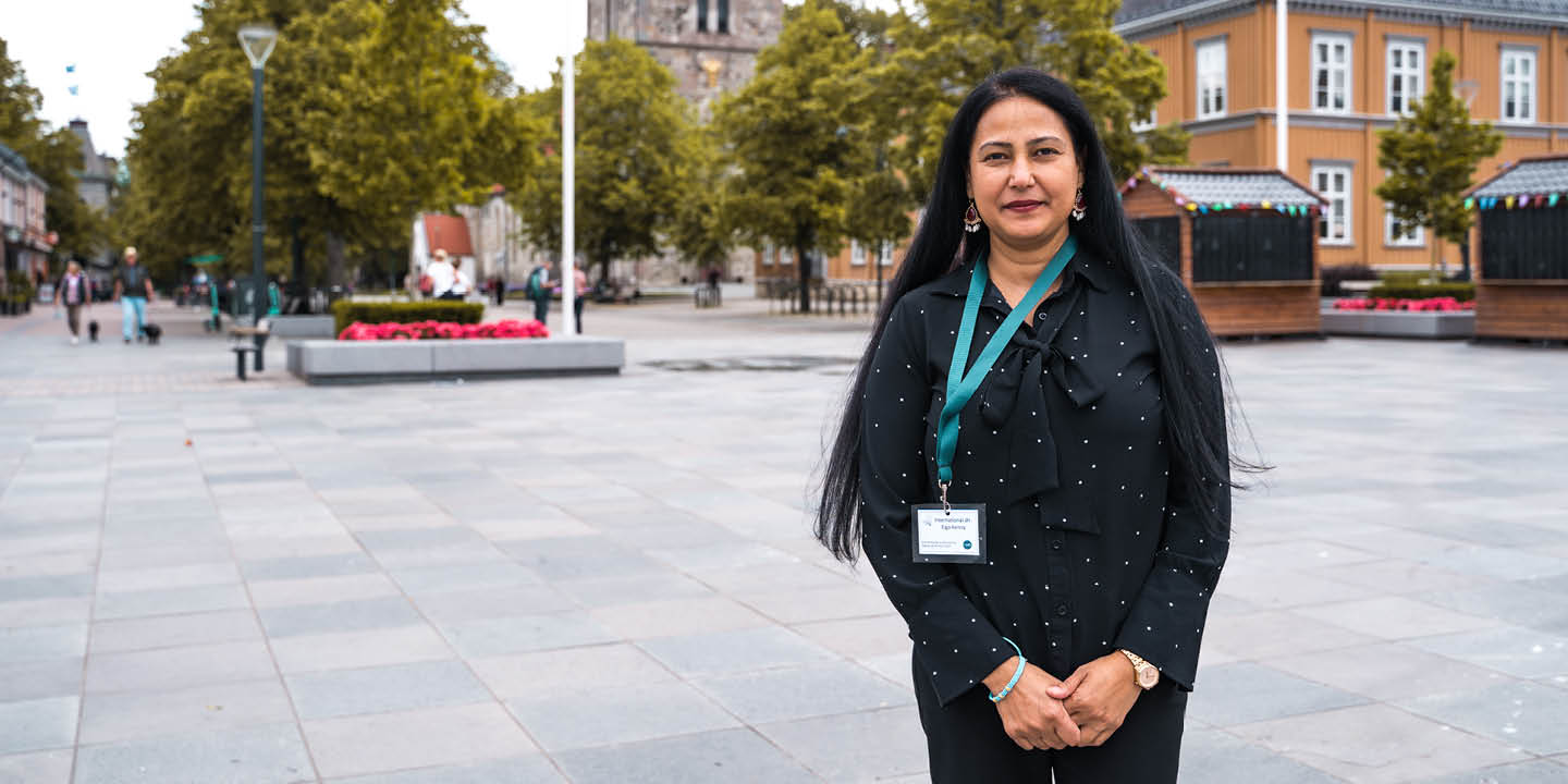 Bildet viser Eiga Joseph i CLAAS