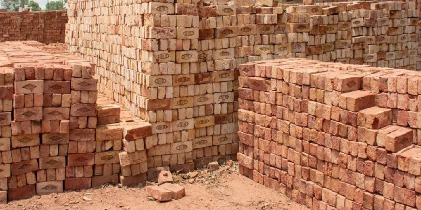 Bildet viser teglsteiner