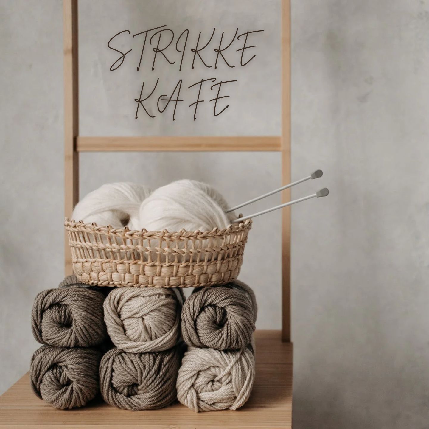 Bildet viser garn til strikketøy