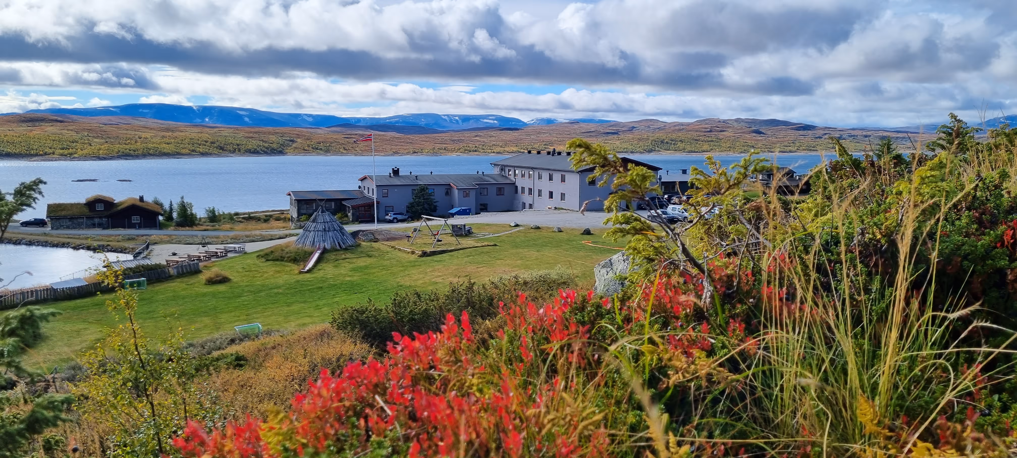 Bildet viser et naturlandskap