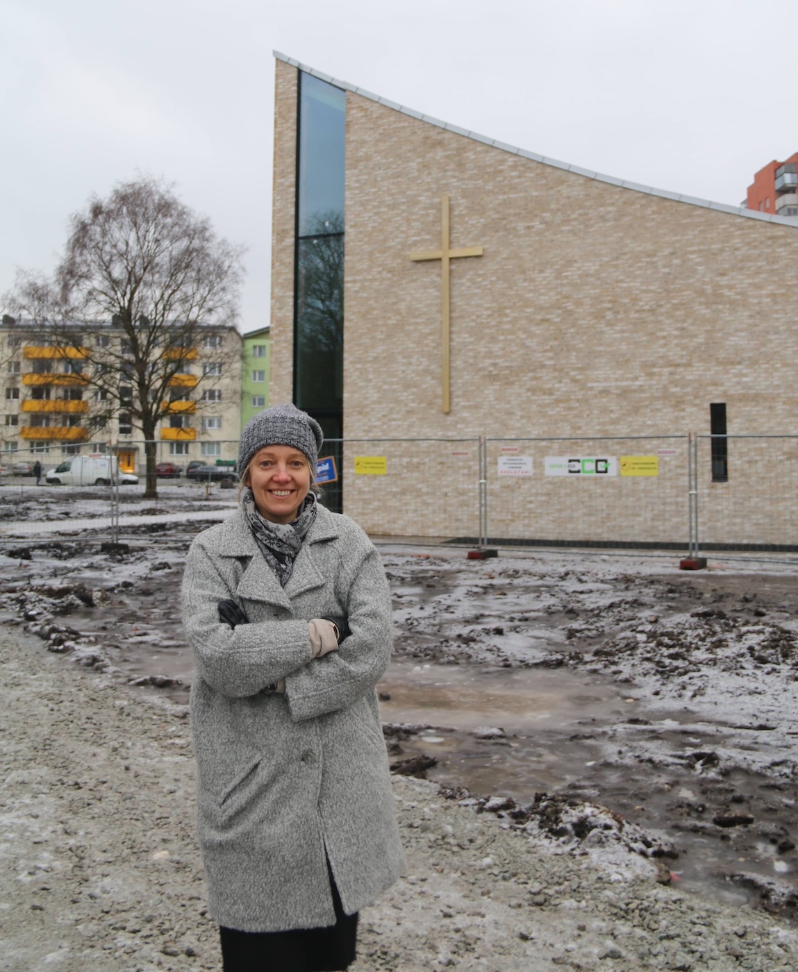 Bildet viser Tiina Klement, menighetsprest i Mustamäe