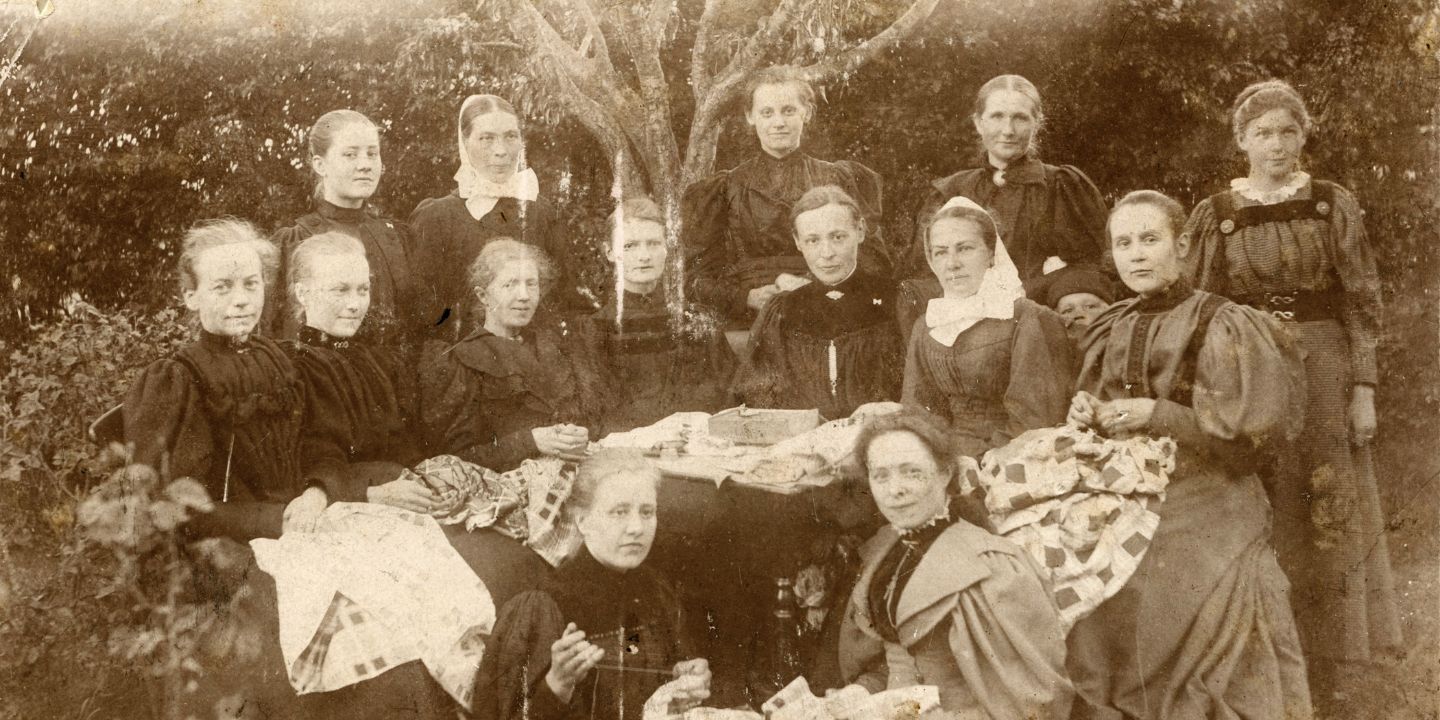 Bildet viser Zuluforeningen, fotografert cirka i 1903