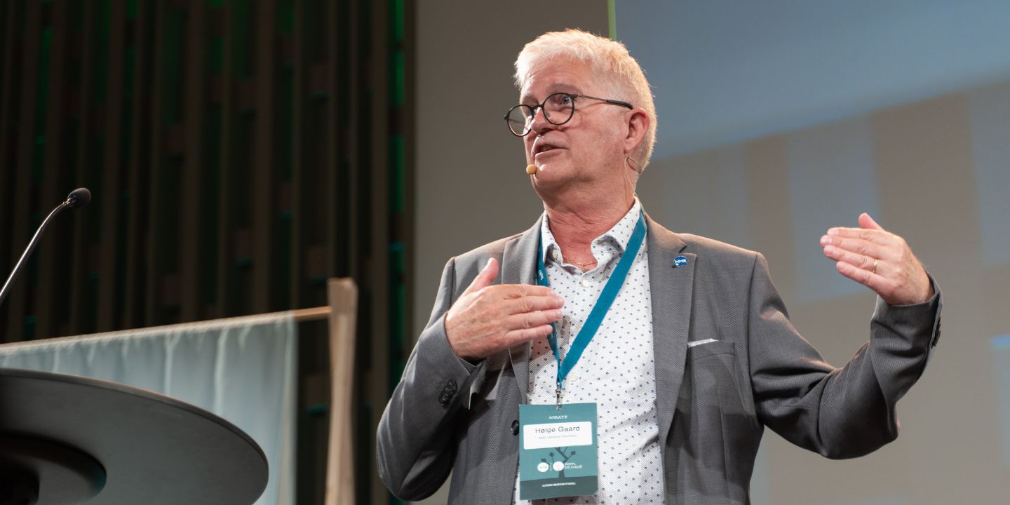 Bildet viser generalsekretær Helge S. Gaard