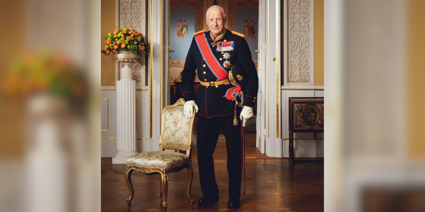 Bildet viser Kong Harald 5.