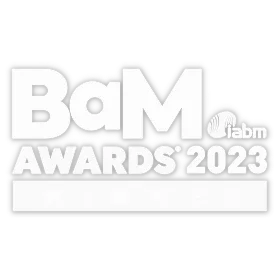 BaM Awards 2023 logo by IABM
