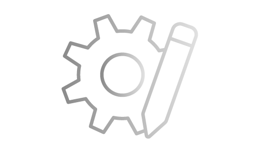 gear icon with pencil