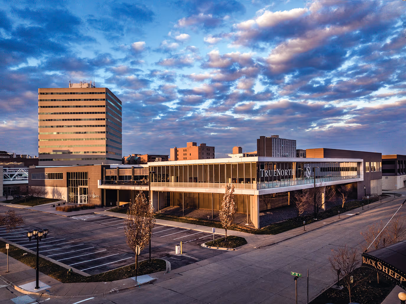 TrueNorth building scenic