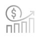 Graph indicating increased profits