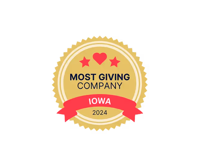 Logo of the Most Giving Companies in Iowa