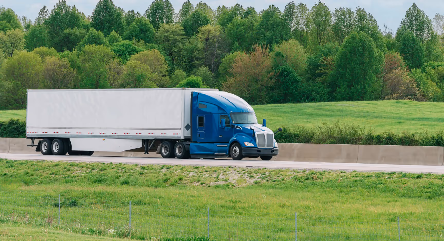 Photo of a truck on a road