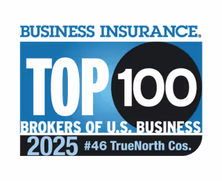 Logo of Top 100 Largest Brokers in U.S. from Business Insurance Magazine