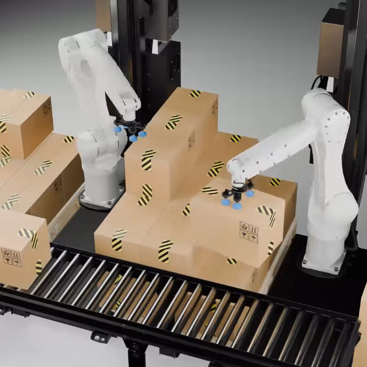 Multi robot palletizing use case