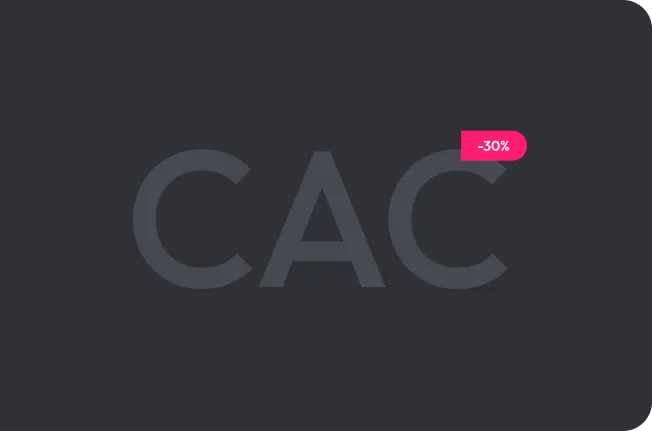 Lower Acquisition Costs