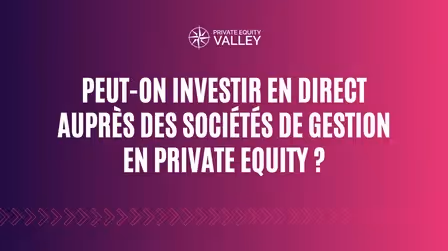 Est-il possible de collaborer directement avec les sociétés de gestion pour vos investissements en Private Equity ? Découvrez pourquoi les entités comme Altaroc fonctionnent principalement à travers des réseaux de conseillers en gestion de patrimoine (CGP) et non directement avec des investisseurs privés. Cette vidéo explique l'importance de comprendre les contraintes et les complexités de ce type d'investissement, surtout si vous êtes débutant en placements financiers. Contactez Stéphane, Sarah, Margaux pour obtenir des conseils éclairés et accéder à une mine d'informations disponibles sur notre site.
