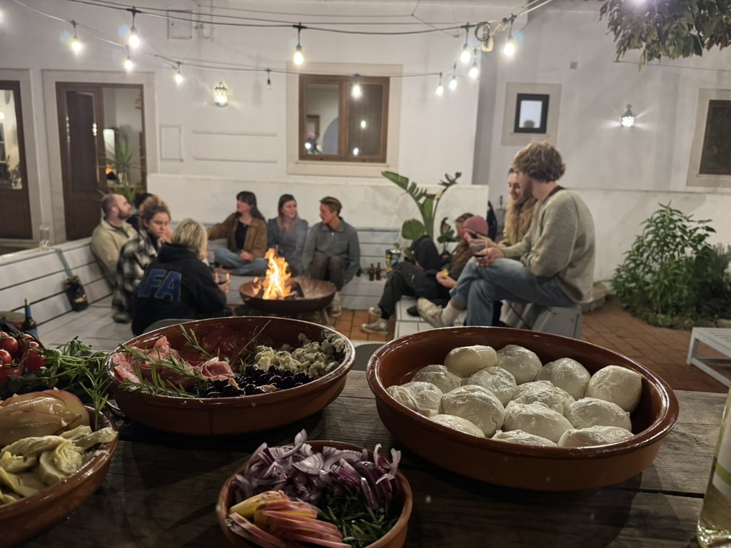 image of an educational workshop in progress outdoors