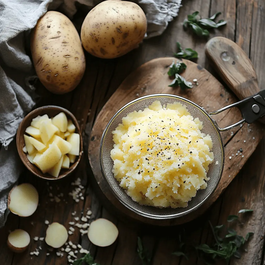 Natural potato juice hair treatment ingredients