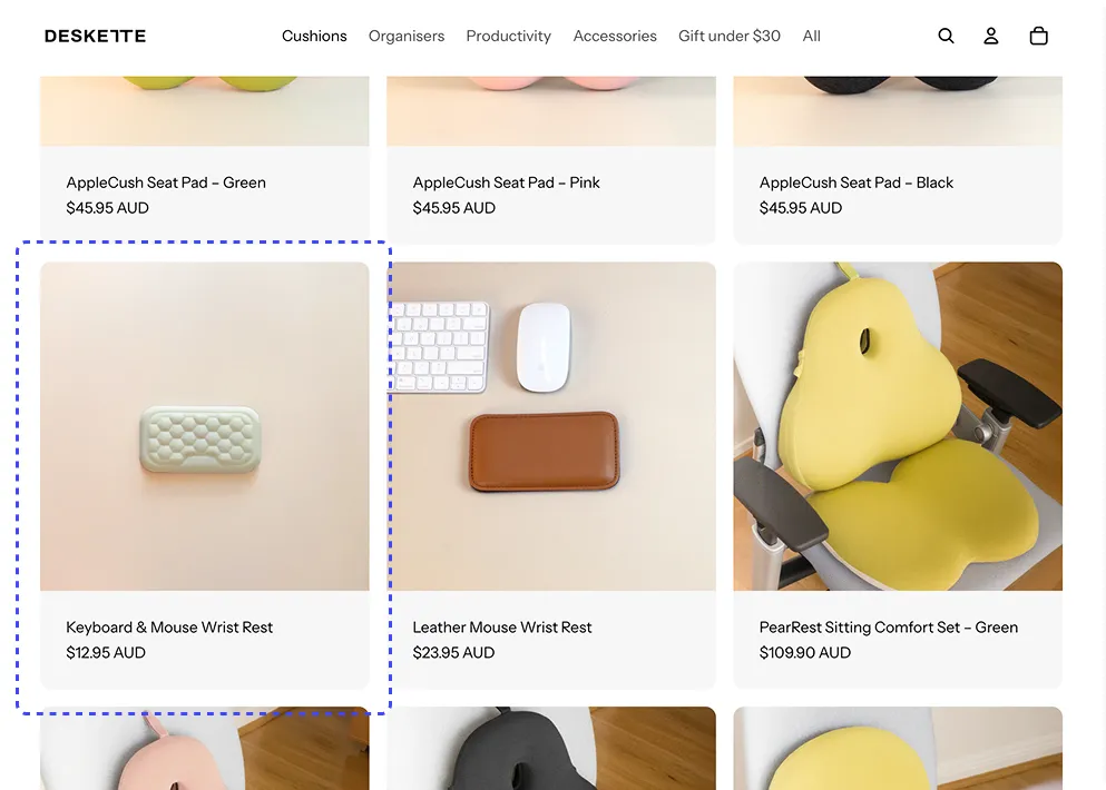 Variant display before Variantify