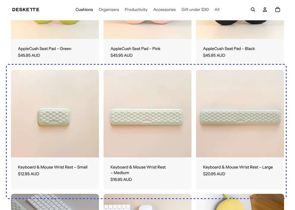 Variant display after Variantify