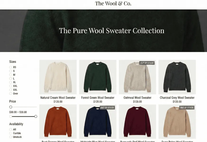 Variant display before Variantify