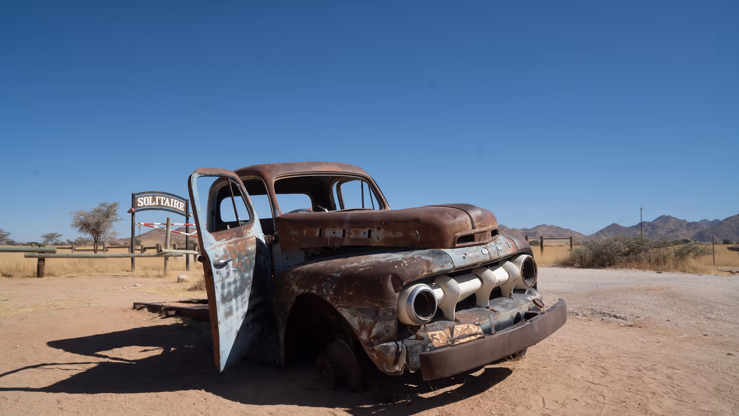 Namibia rusting car