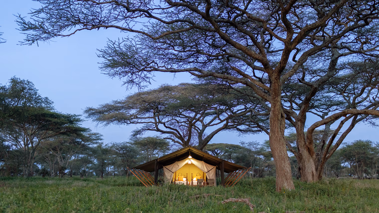 Luxury African Safari tented camp