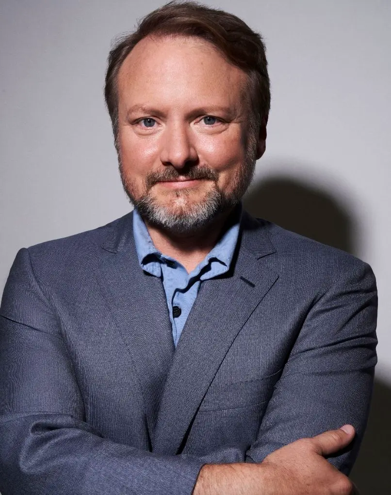 Portrait of filmmaker Rian Johnson, director of “Wake Up Dead Man: A Knives Out Mystery,” featured at the 2025 Toronto International Film Festival.